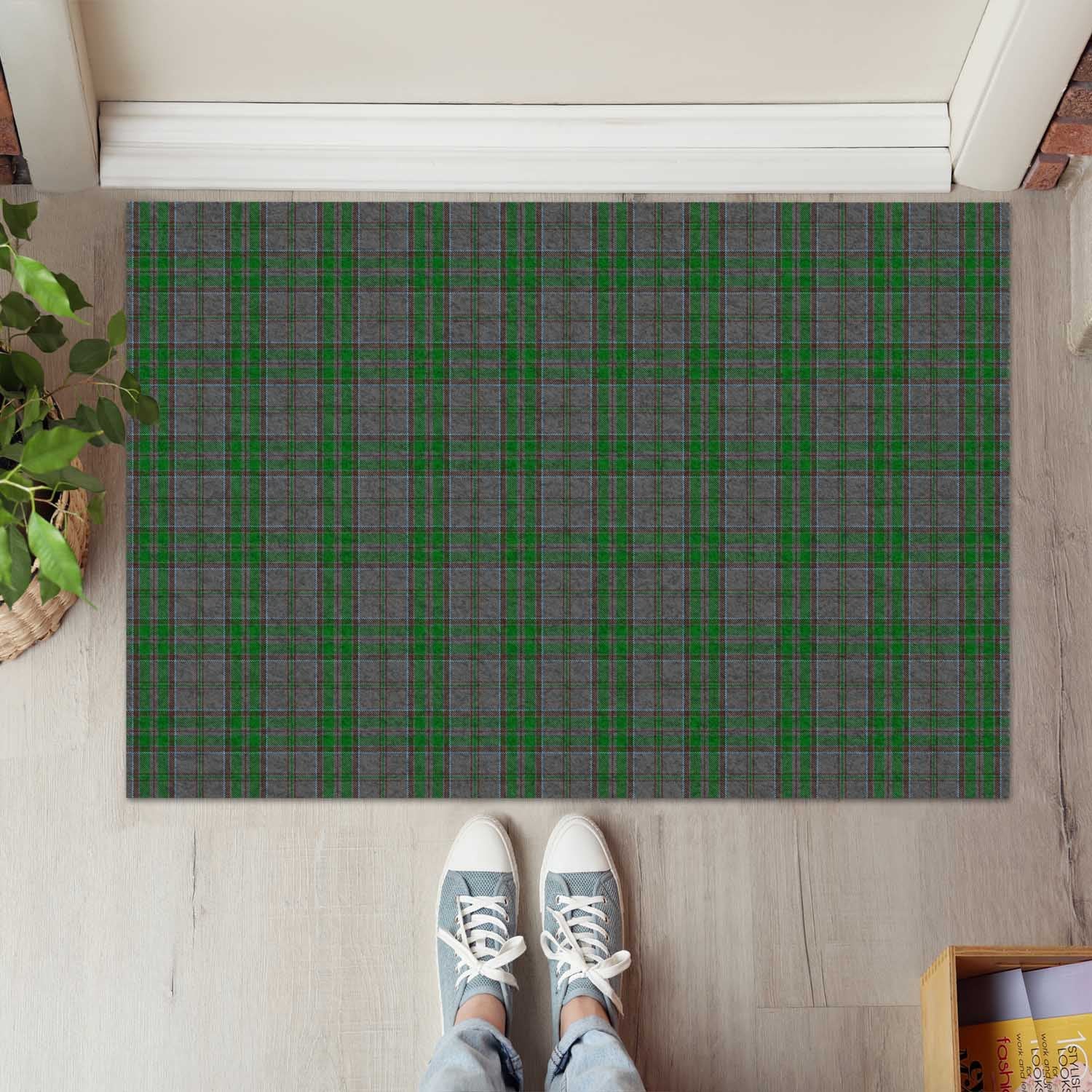 Wicklow County Ireland Tartan Door Mat - Tartanvibesclothing Shop