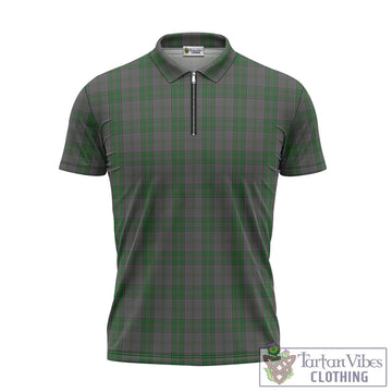 Wicklow County Ireland Tartan Zipper Polo Shirt - Tartan Vibes Clothing
