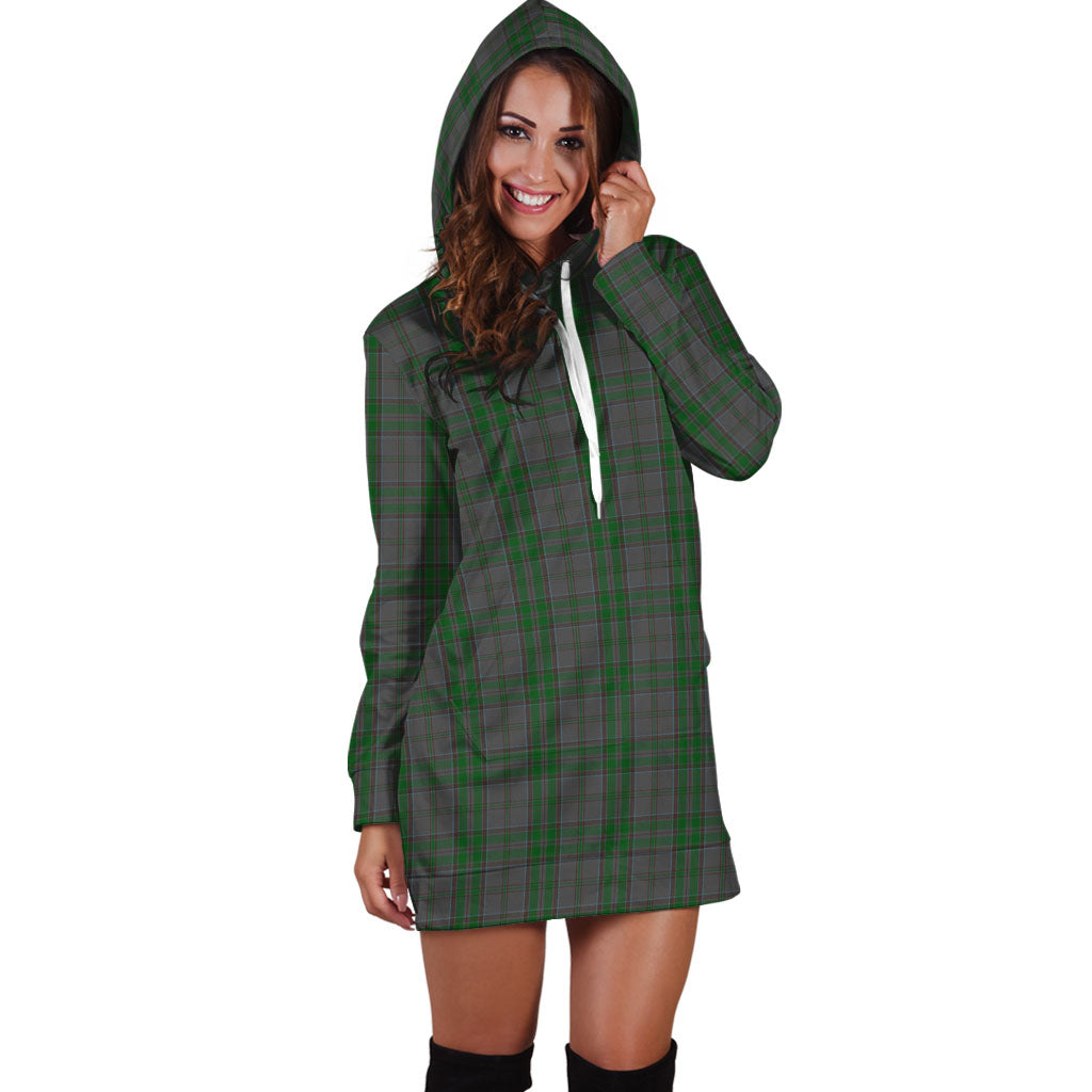 Wicklow County Ireland Tartan Hoodie Dress - Tartan Vibes Clothing