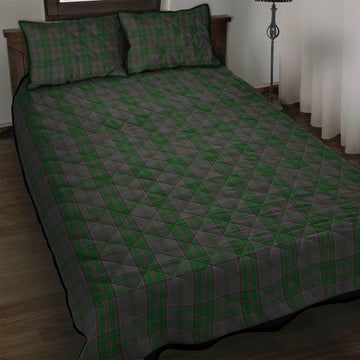 Wicklow County Ireland Tartan Quilt Bed Set