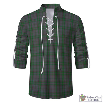 Wicklow County Ireland Tartan Men's Scottish Traditional Jacobite Ghillie Kilt Shirt - Tartan Vibes Clothing
