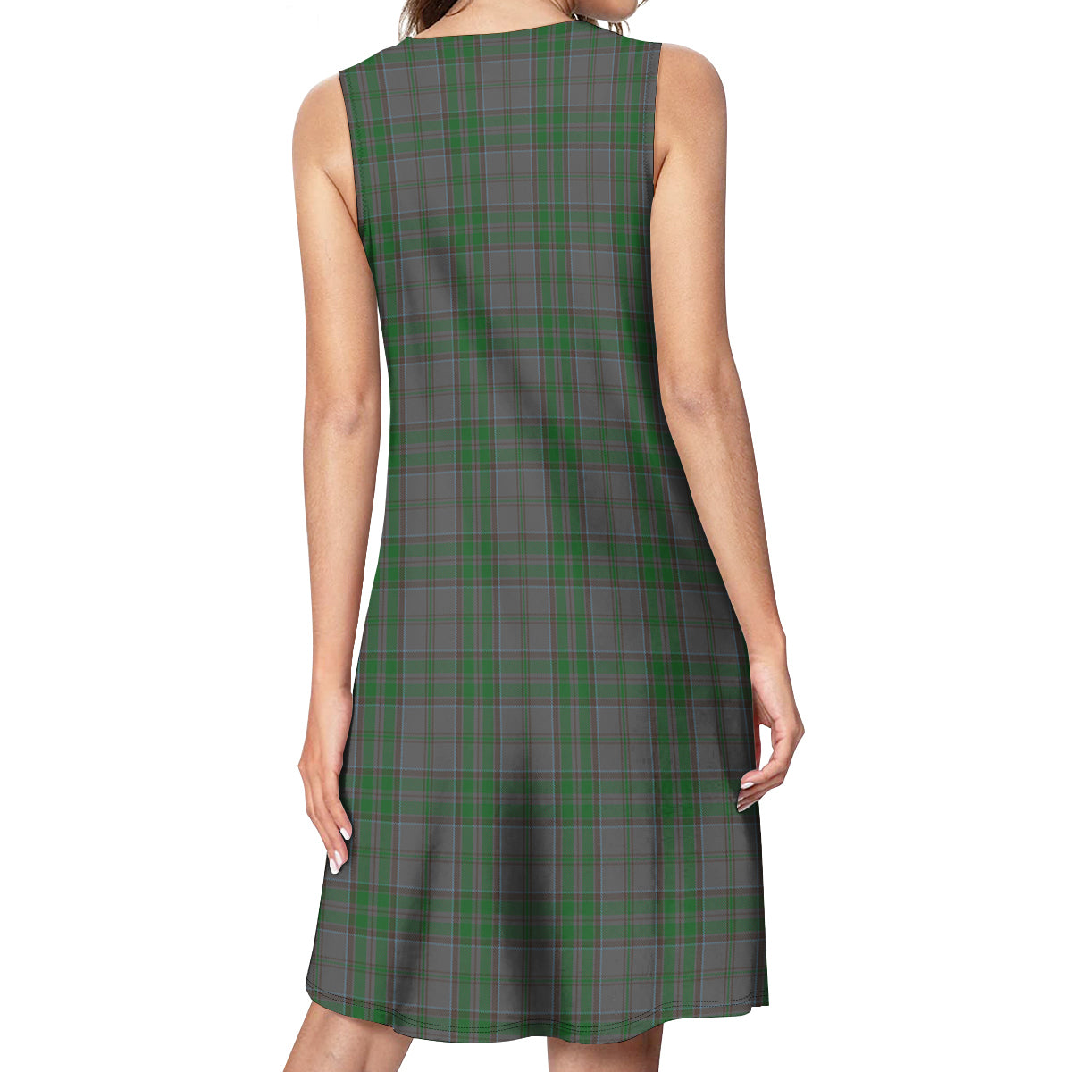 Wicklow County Ireland Tartan Womens Casual Dresses - Tartan Vibes Clothing