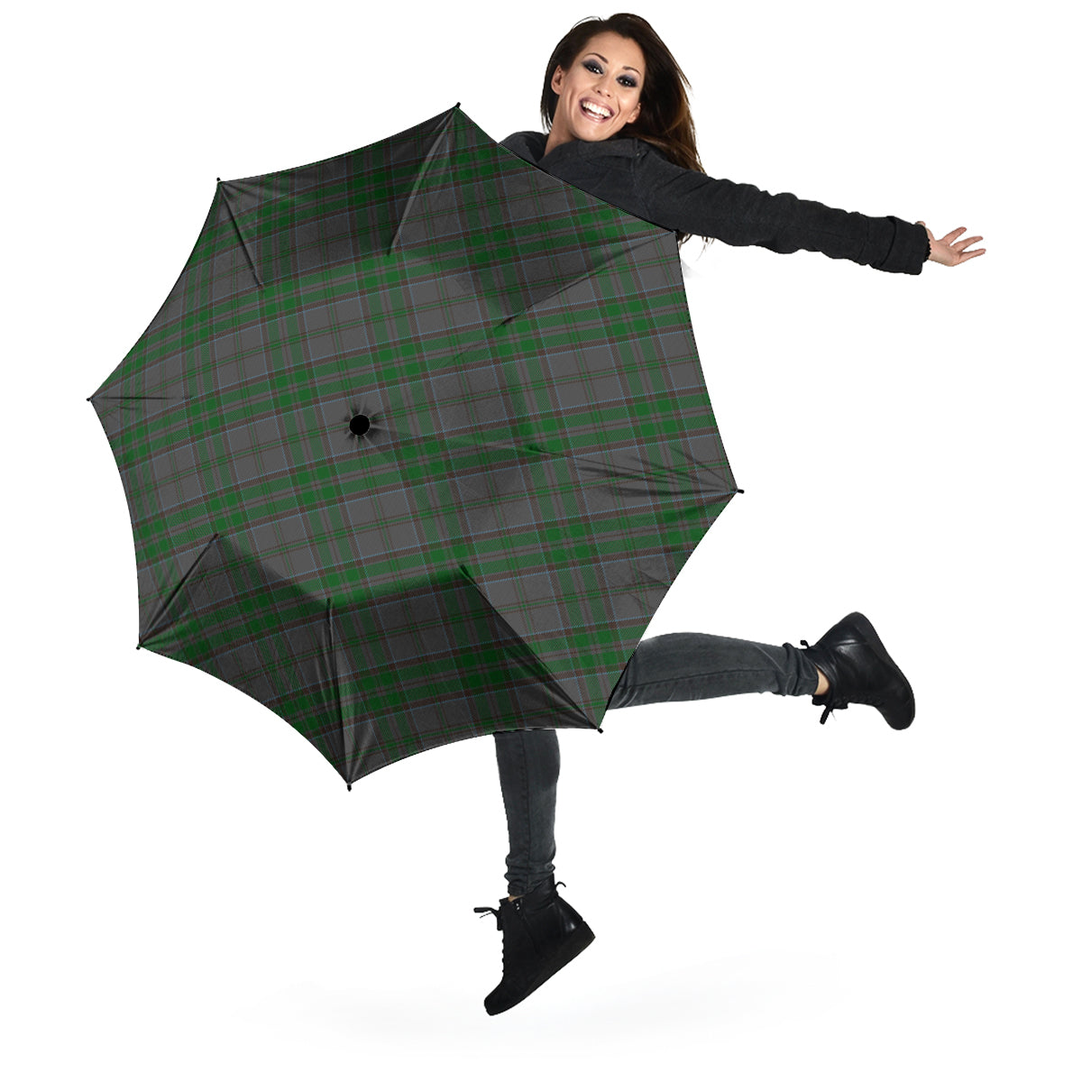 Wicklow County Ireland Tartan Umbrella - Tartanvibesclothing