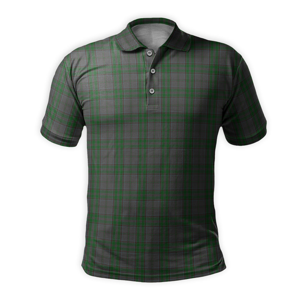 Wicklow County Ireland Tartan Mens Polo Shirt