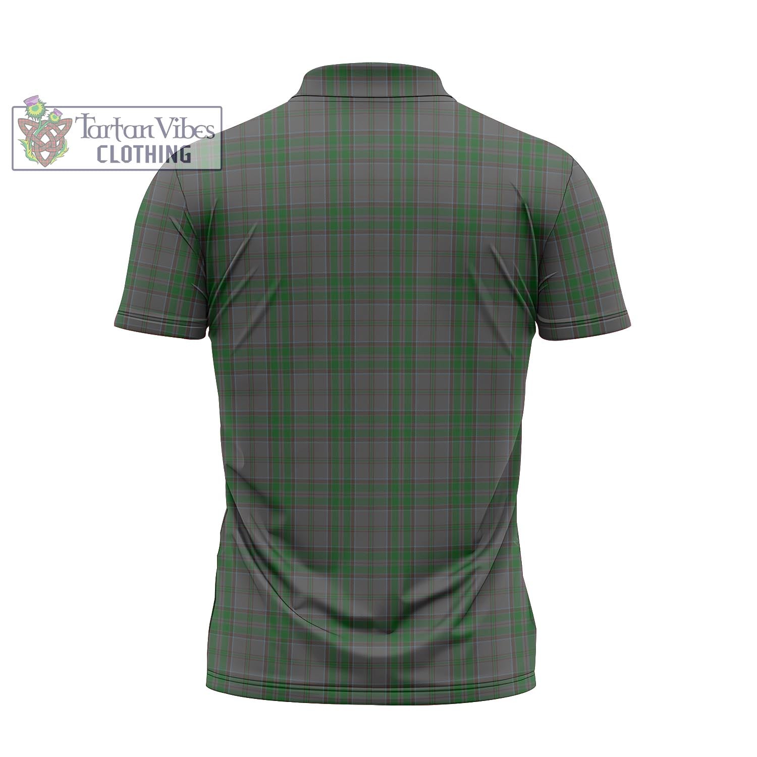 Tartan Vibes Clothing Wicklow County Ireland Tartan Zipper Polo Shirt