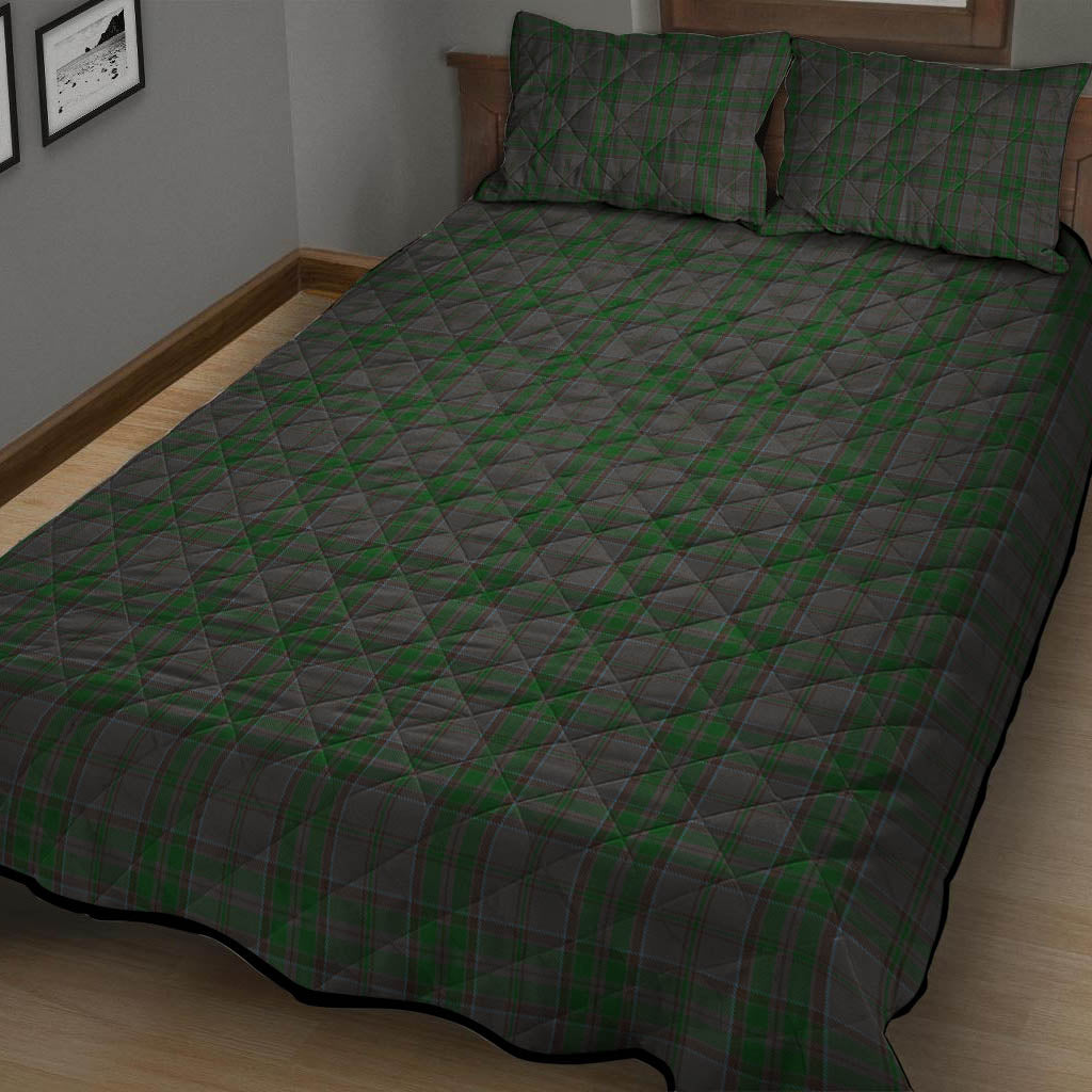 Wicklow County Ireland Tartan Quilt Bed Set - Tartan Vibes Clothing