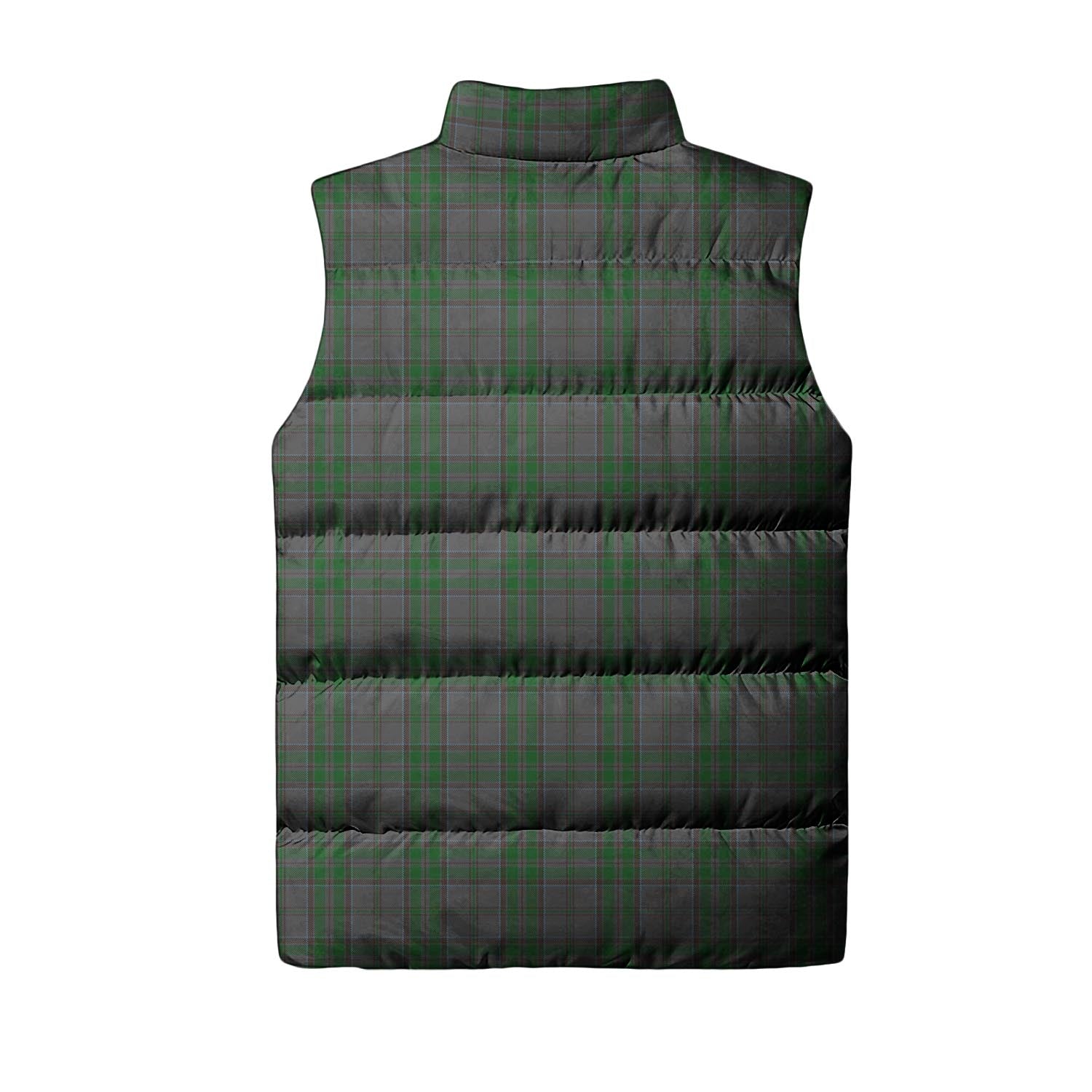 Wicklow County Ireland Tartan Sleeveless Puffer Jacket Unisex L - Tartan Vibes Clothing