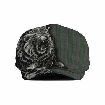 Wicklow County Ireland Tartan Flat Cap, Jeff Cap Roaring Lion Heritage