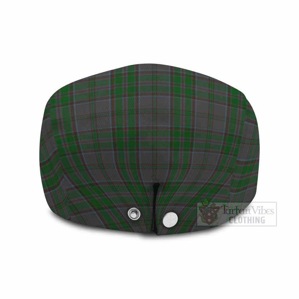 Wicklow County Ireland Tartan Jeff Cap, Tartan Flat Cap