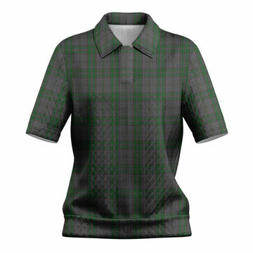 Wicklow County Ireland Tartan Women’s Polo Sweater Top