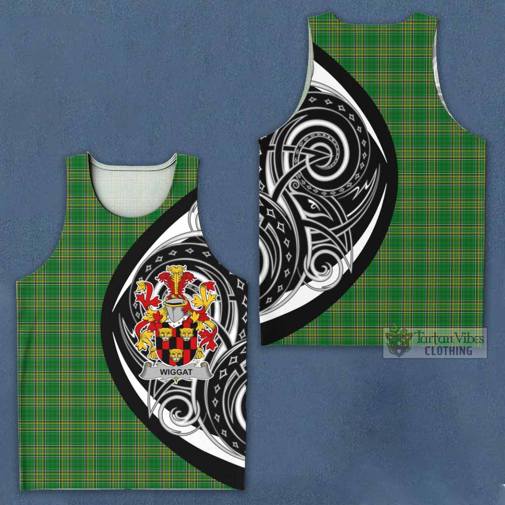 Tartan Vibes Clothing Wiggat Irish Clan Men's Tank Top Celtic Circle Style