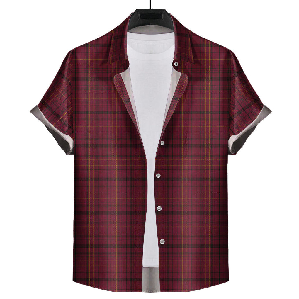 williams-of-wales-tartan-short-sleeve-button-down-shirt