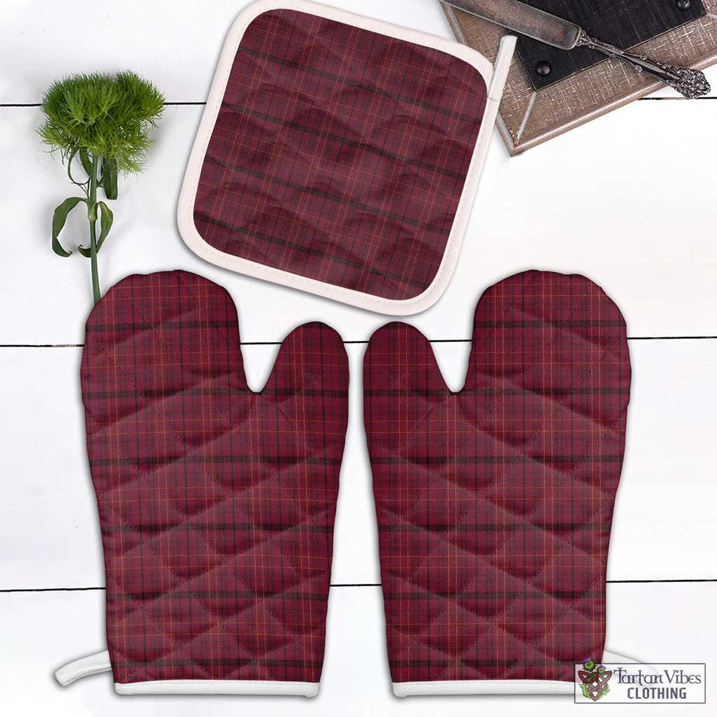 Williams of Wales Tartan Combo Oven Mitt & Pot-Holder White - Tartan Vibes Clothing