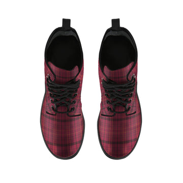 Williams of Wales Tartan Leather Boots