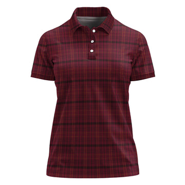 Williams of Wales Tartan Polo Shirt For Women