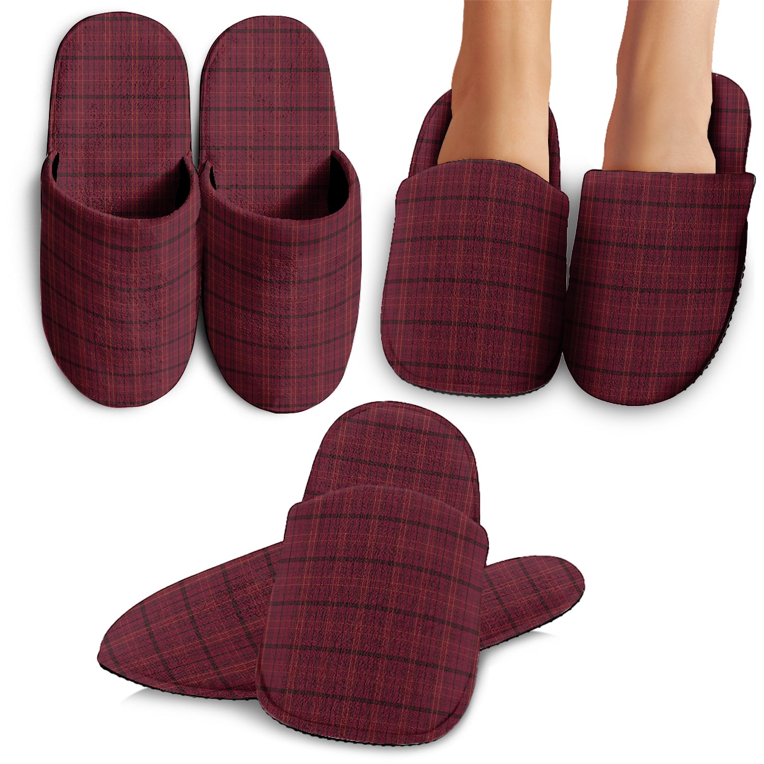 Williams of Wales Tartan Home Slippers - Tartanvibesclothing Shop