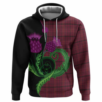 Williams of Wales Tartan Hoodie Traditional Scottish Thistle