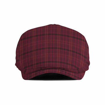 Williams of Wales Tartan Jeff Cap, Tartan Flat Cap