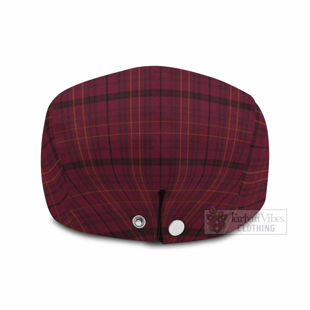 Williams of Wales Tartan Jeff Cap, Tartan Flat Cap