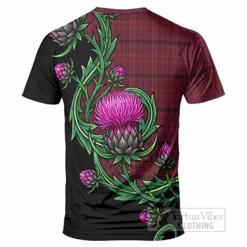 Williams of Wales Tartan T-Shirt Resilient Scottish Thistle