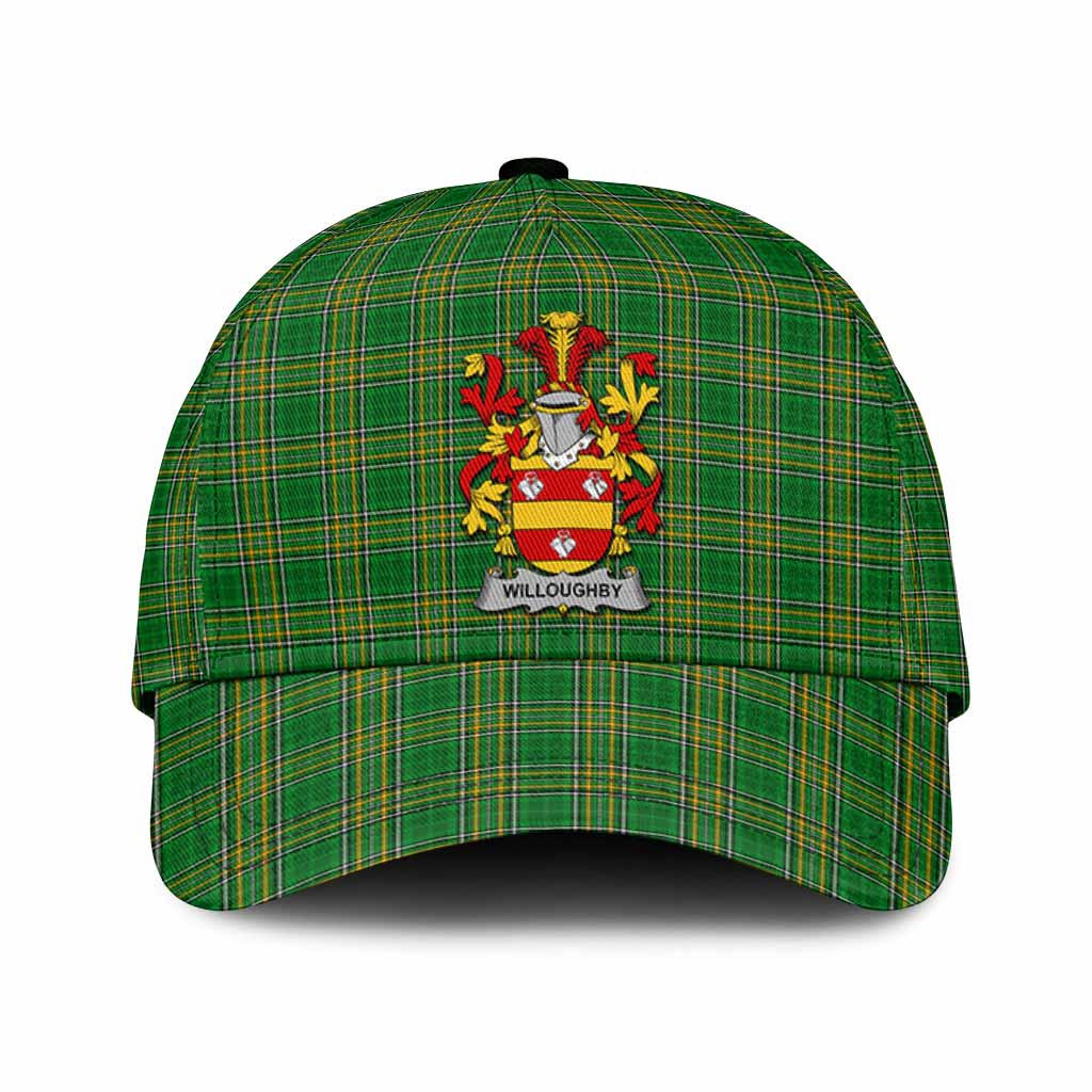 Willoughby Irish Clan Tartan Classic Cap with Coat of Arms