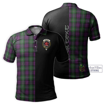 Wilson Tartan Polo Shirt with Family Crest and Half Of Me Style Kid - Tartanvibesclothing Shop