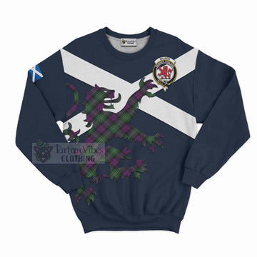 Tartan Vibes Clothing Wilson Tartan Lion Rampant Sweatshirt – Proudly Display Your Heritage with Alba Gu Brath and Clan Name
