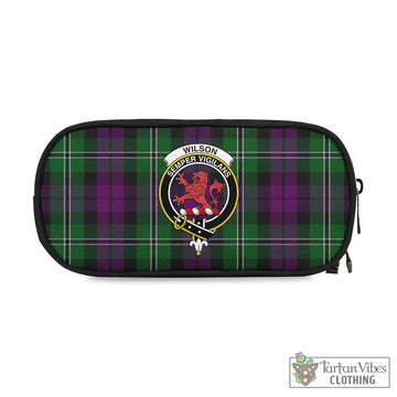 Tartan Vibes Clothing Wilson Tartan Pen and Pencil Case with Family Crest