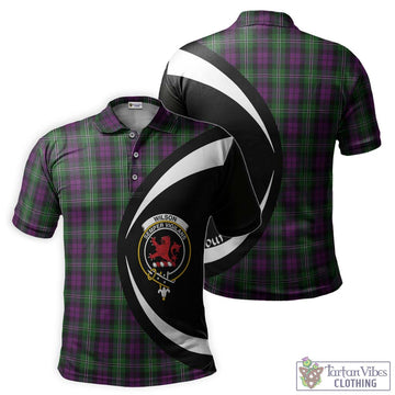Wilson Tartan Men's Polo Shirt with Family Crest Circle Style Kid - Tartan Vibes Clothing