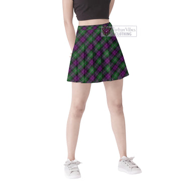 Wilson Tartan Women's Plated Mini Skirt