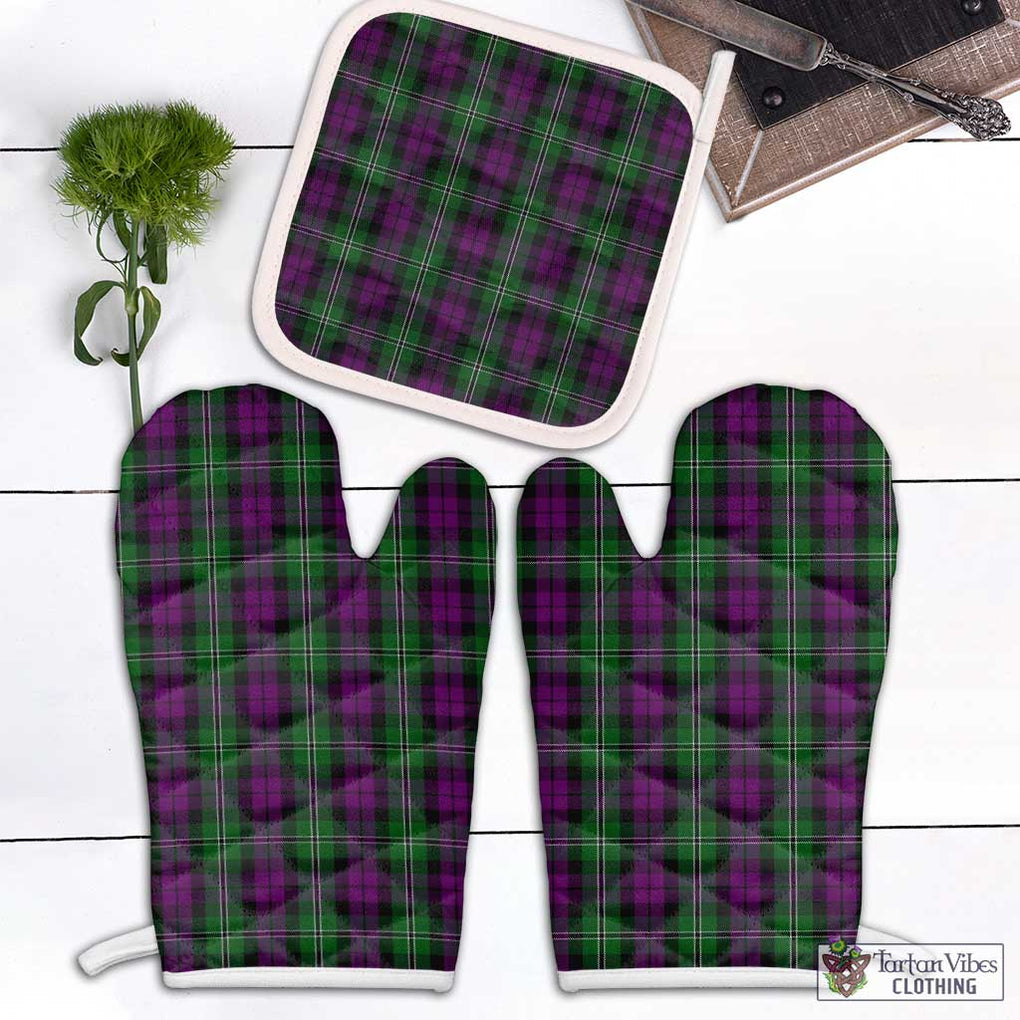 Wilson Tartan Combo Oven Mitt & Pot-Holder Combo 1 Oven Mitt & 1 Pot-Holder White - Tartan Vibes Clothing