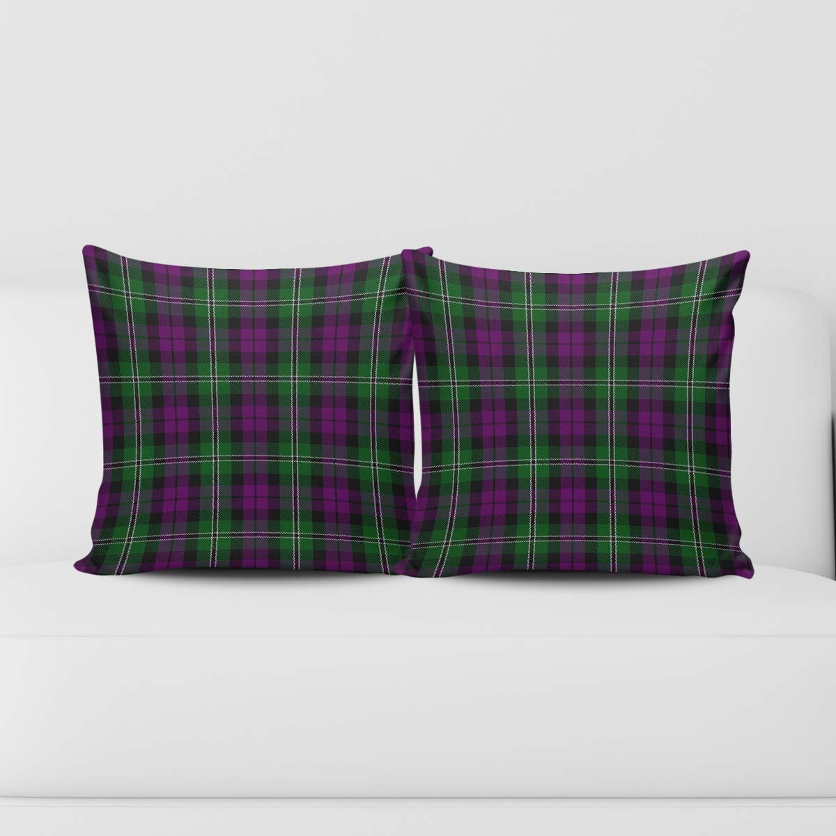 Wilson Tartan Pillow Cover Square Pillow Cover - Tartanvibesclothing Shop
