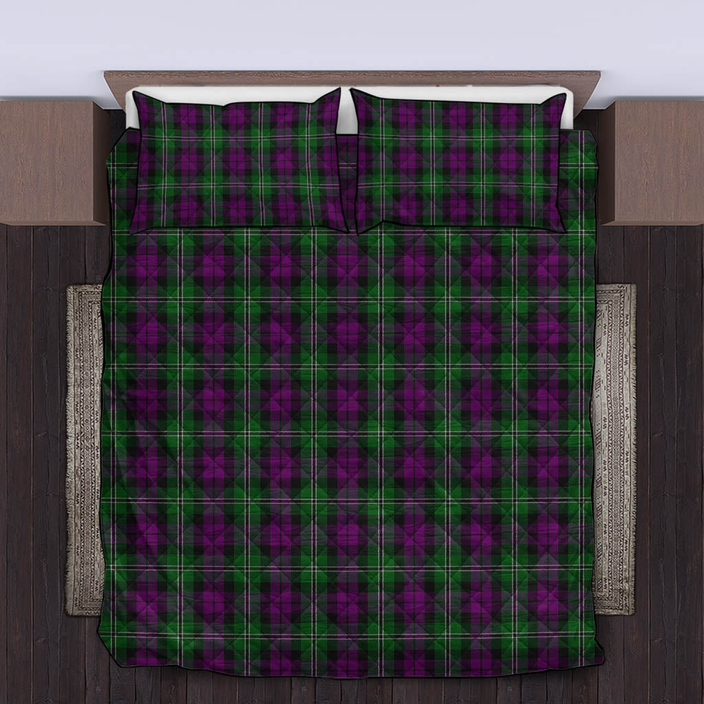 Wilson Tartan Quilt Bed Set King - Tartan Vibes Clothing