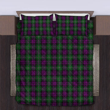 Wilson Tartan Quilt Bed Set King - Tartan Vibes Clothing