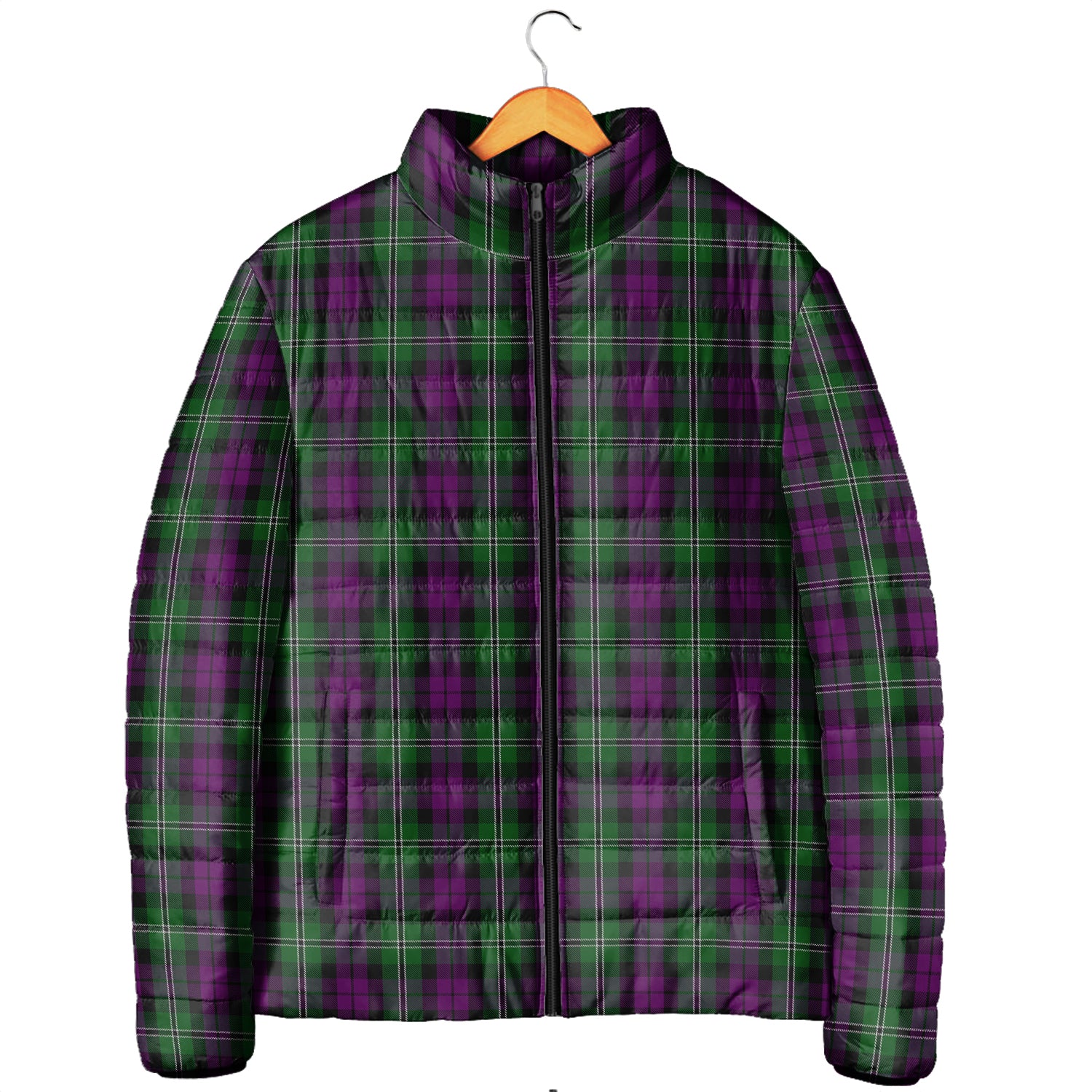Wilson Tartan Padded Jacket Men's Padded Jacket - Tartan Vibes Clothing