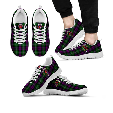 Wilson Tartan Sneakers with Family Crest