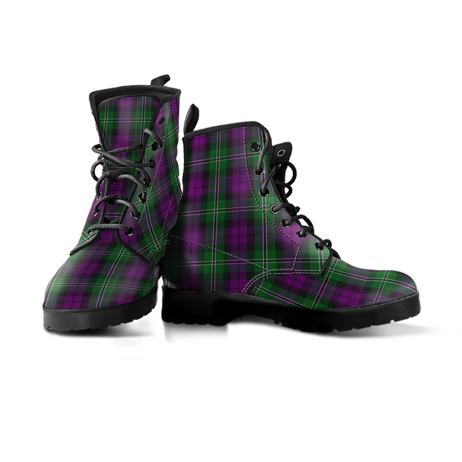wilson-tartan-leather-boots