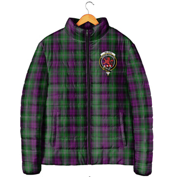 Wilson Tartan Padded Jacket with Family Crest