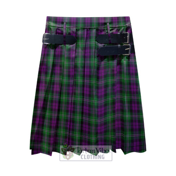 Wilson Tartan Men's Pleated Skirt - Fashion Casual Retro Scottish Kilt Style