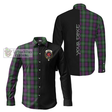 Wilson Tartan Long Sleeve Button Shirt with Family Crest and Half Of Me Style Men's Shirt S - Tartanvibesclothing Shop