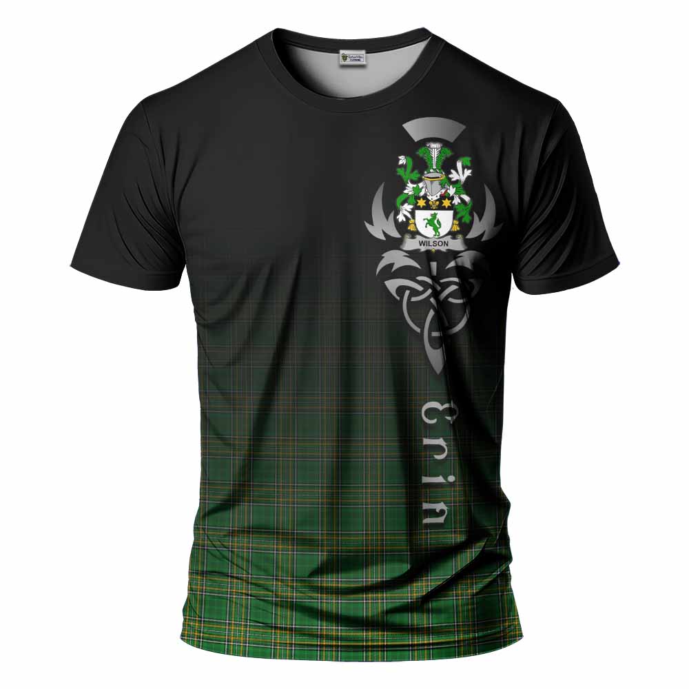 Wilson Irish Clan T-Shirt with Coat of Arms Erin Go Bragh Celtic Inspired Kid's Shirt - Tartan Vibes Clothing