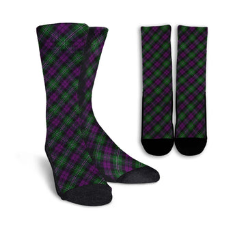 Wilson Tartan Crew Socks Cross Tartan Style - Tartanvibesclothing