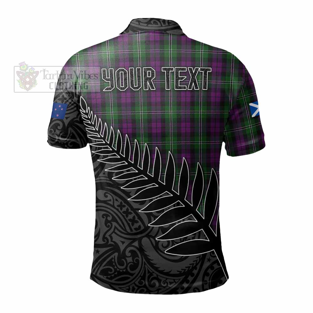Wilson Crest Tartan Polo Shirt with New Zealand Silver Fern Half Style