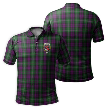 Wilson Tartan Men's Polo Shirt with Family Crest