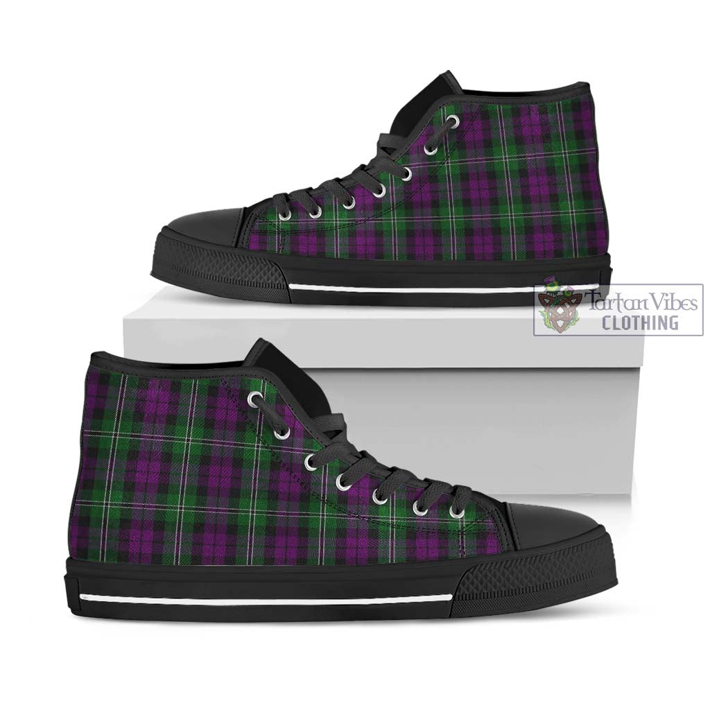 Tartan Vibes Clothing Wilson Tartan High Top Shoes