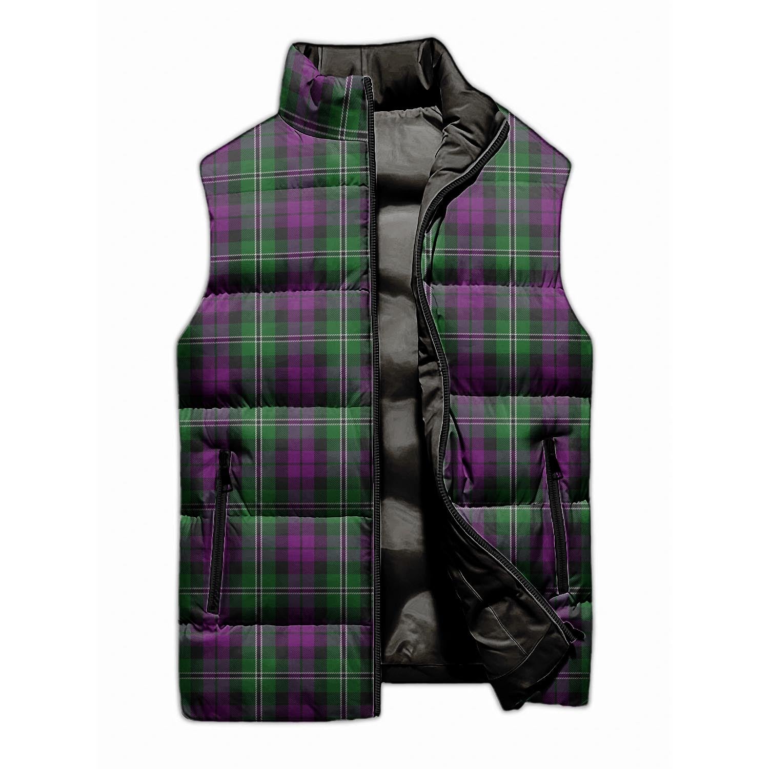 Wilson Tartan Sleeveless Puffer Jacket - Tartanvibesclothing