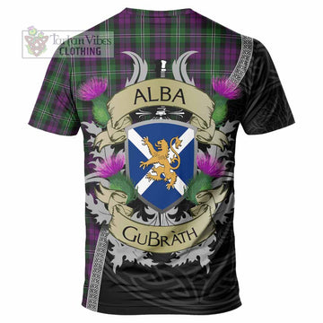 Tartan Vibes Clothing Wilson Tartan Family Crest T-Shirt Lion Rampant Royal Thistle Shield Celtic Inspired