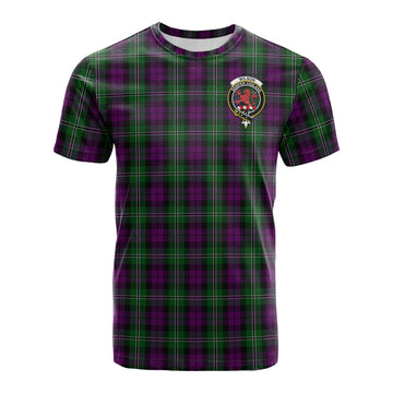 Wilson Tartan T-Shirt with Family Crest