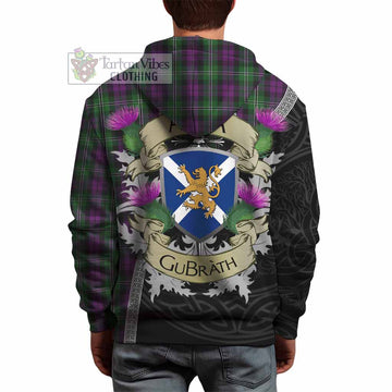 Tartan Vibes Clothing Wilson Tartan Family Crest Hoodie Lion Rampant Royal Thistle Shield Celtic Inspired