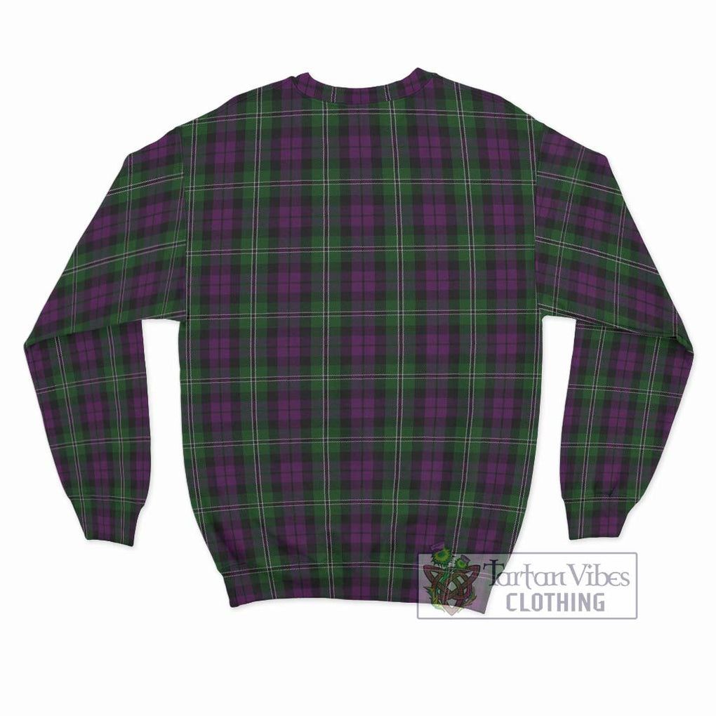 Wilson Tartan Sweatshirt with Family Crest DNA In Me Style - Tartanvibesclothing Shop